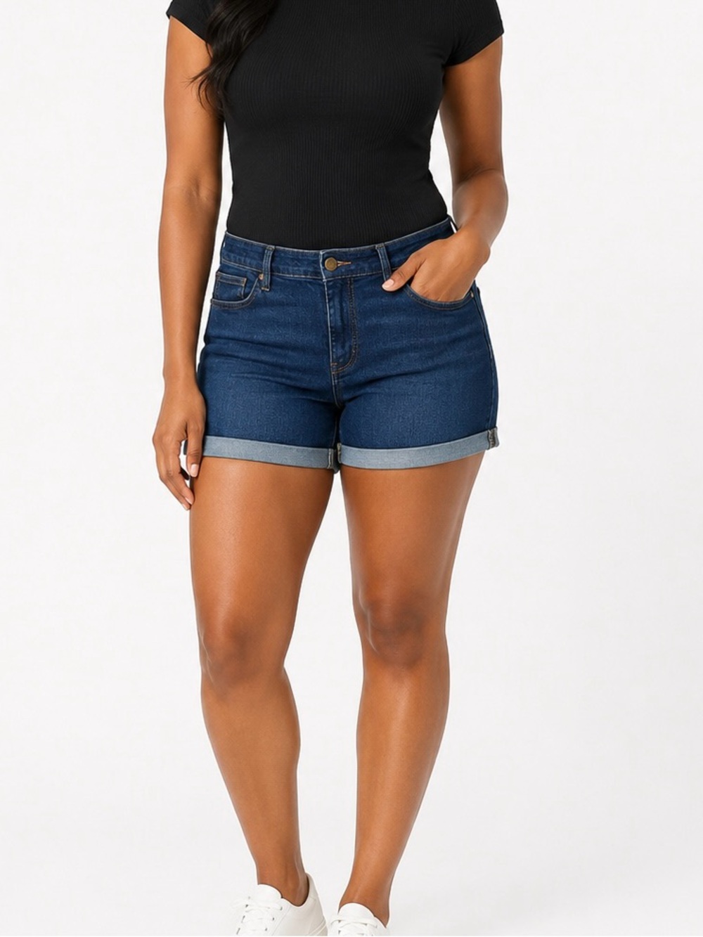 Universal Thread Women’s Denim Cuffed Shorts – Size 18W